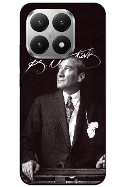 Zebana Mi 15t Compatible Case Mustafa Kemal Atatürk Silicone Case (Printed)