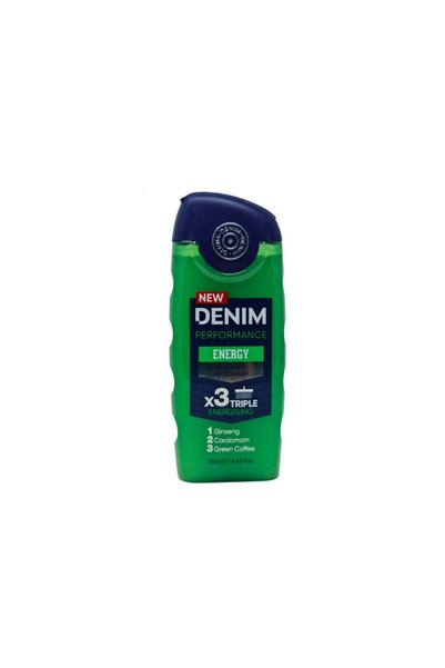 Denim غسول الجسم والوجه للطاقة والنشاط 250 مل