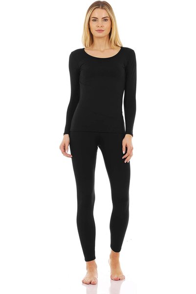 Thermajane طقم طبقة أساسية للنساء J-t-wss-1836
