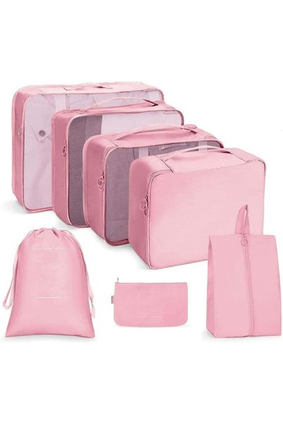 Arabest 7-Piece Travel Packing Cubes Set,Waterproof Luggage Organizers for Cl...