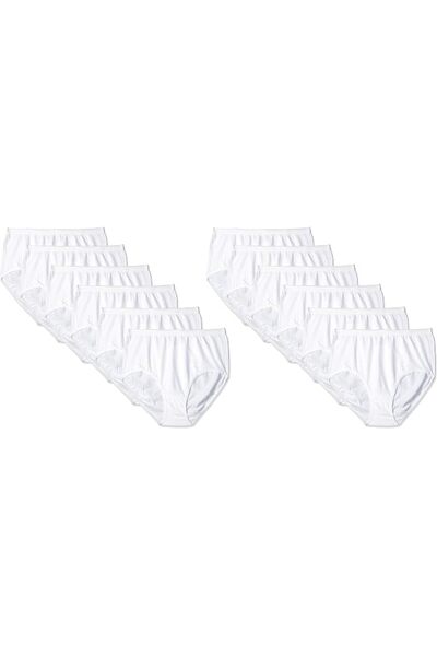 Fruit of the loom سراويل داخلية نسائية قطنية بدون علامات (مقاسات عادية وكبيرة)