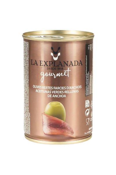 La Explanada Set 2 x Masline Verzi Umplute cu Ansoa, Manzanilla, 280 g