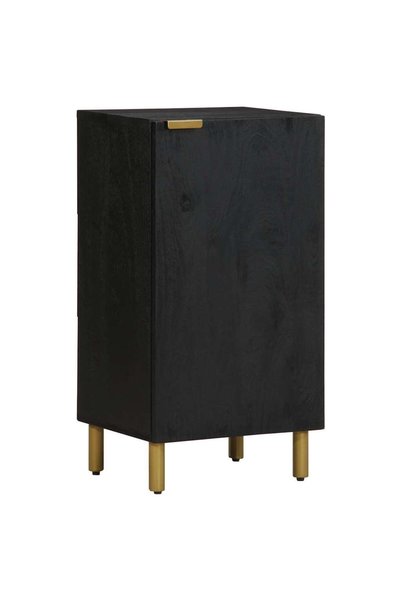 vidaxl Dulap, negru, 40x33x75 cm, lemn prelucrat