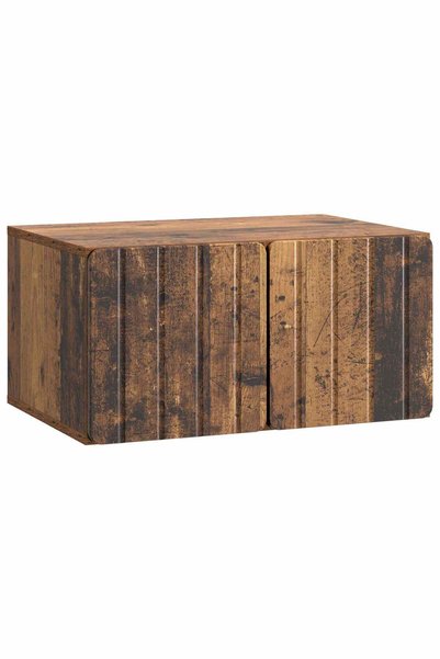 Generic Brand vidaXL Oglindă TV montată pe perete 59,5 x 41 x 30 cm Lemn vechi