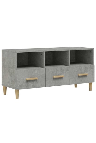 Generic Brand vidaXL Dulap TV, gri beton, 102x36x50 cm, lemn prelucrat