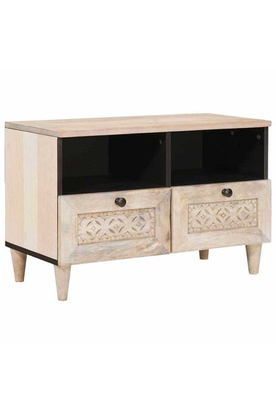 vidaxl Unități TV Alb 70 x 33 x 46 cm Lemn prelucrat
