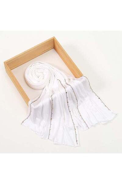 Arabest New Modal Solid Color Rhinestone Long Scarf Wholesale High-Quality Br...