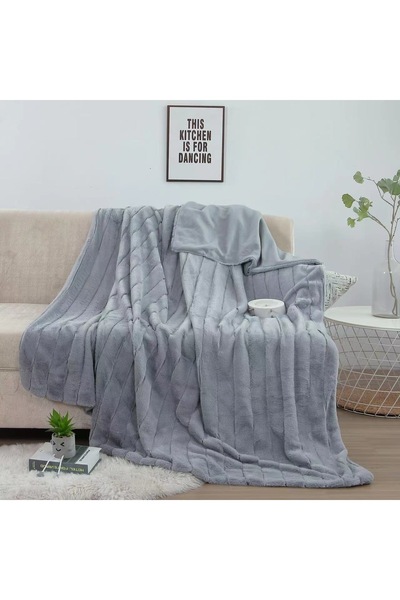 Truva Home Pătură Cocolino Pufoasă, Cu Blăniță | 200x230 cm | Pentru Pat Dublu