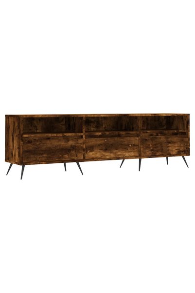 Generic Brand vidaXL Comodă TV, stejar fumuriu, 150x30x44,5 cm, lemn prelucrat
