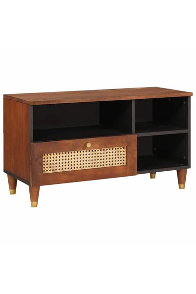 vidaxl Cabinet TV Maro 80 x 33,5 x 46 cm Lemn de mango solid