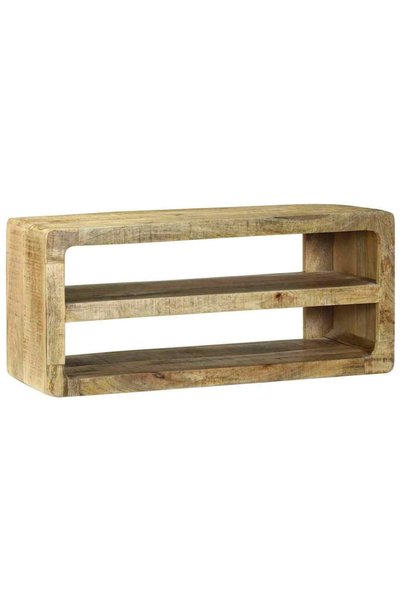 vidaxl Cabinet TV cu raft Maro 80 x 32 x 36 cm Lemn masiv de mango