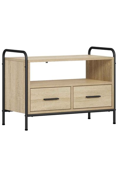 Generic Brand vidaXL Cabinet TV 67,5 x 33 x 50 cm Stejar Sonoma Lemn prelucrat