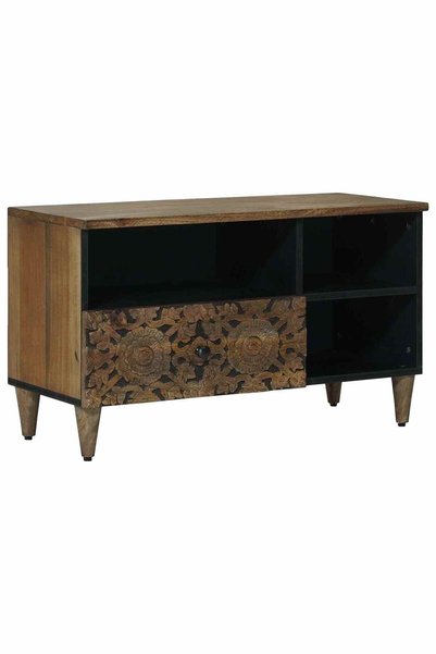 vidaxl Cabinet TV Maro 80 x 33 x 46 cm Lemn de mango solid