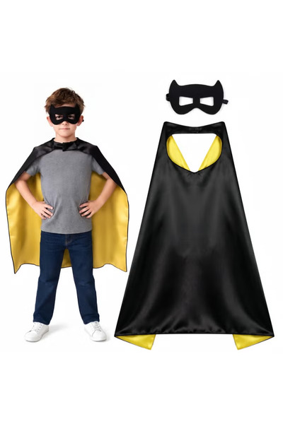 TAPIT Dress Up Capes for Kids Superhero Cloak with Mask Halloween Costumes an...