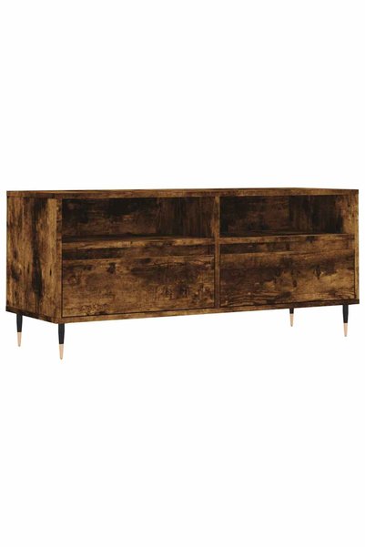 Generic Brand vidaXL Comodă TV, stejar fumuriu, 100x34,5x44,5 cm, lemn prelucrat
