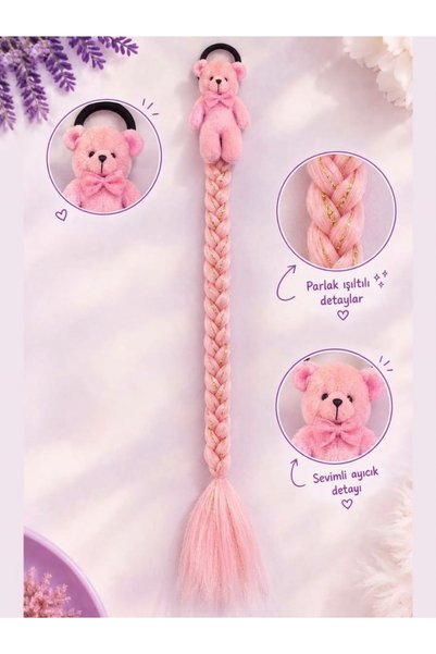 PEMBE AYICIKLI BUBBLE ŞAÇ