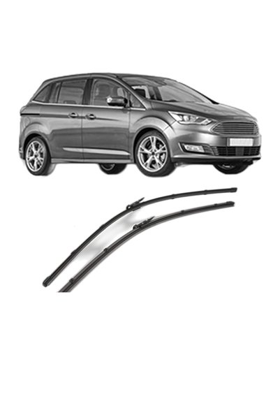 VALEO Wiper blade set FORD C-MAX II Van 2010-2019, windscreen, Silencio Xtrm