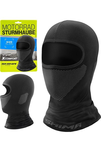 SHIMA قناع وجه للدراجات النارية من نوع X-comfort للجنسين (عبوة من قطعة واحدة)