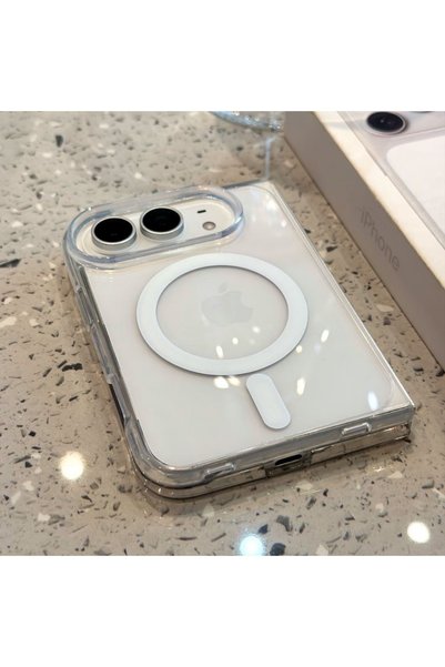 Generic Brand حافظة هاتف شفافة متوافقة مع MagSafe لـ iPhone 18 duo وip Fold 1...