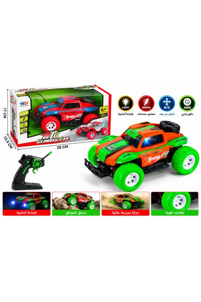 Generic Brand سيارة تسلق الطرق الوعرة للأطفال بالريموت كنترول – دفع رباعي 4WD...
