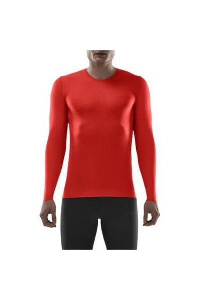 Cep long sleeve shirt - run ultralight shirt long sleeve - lava