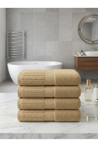 Truva Home Set 4 Prosoape Baie Hoteliere Rio | 100% Bumbac | 50x90 cm, 750 g/...
