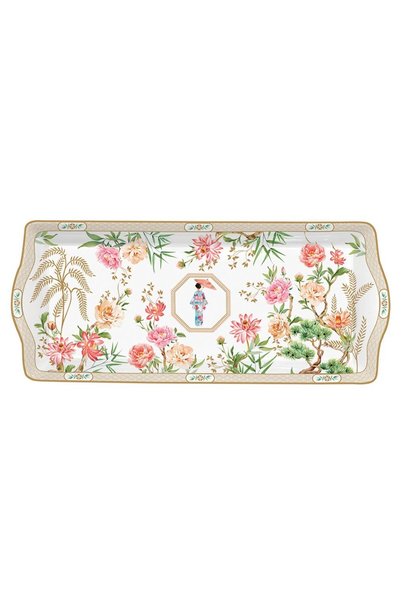 EasyLife Serving platter, porcelain, 35x15cm, "Jardins D'Orient" - Easy Life