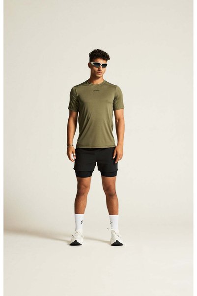 Craft Tricou alergare ADV Essence SS Tee 2 - verde | poliester reciclat