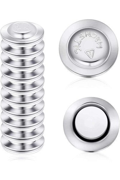 Generic Magnetic Name Badge Holders - 50 Pcs Round Name Badge Magnets - Adhes...