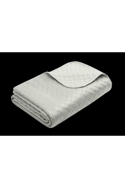 Faro Cuvertura de pat 220x240 Beddo 006 catifea gri deschis fata-verso