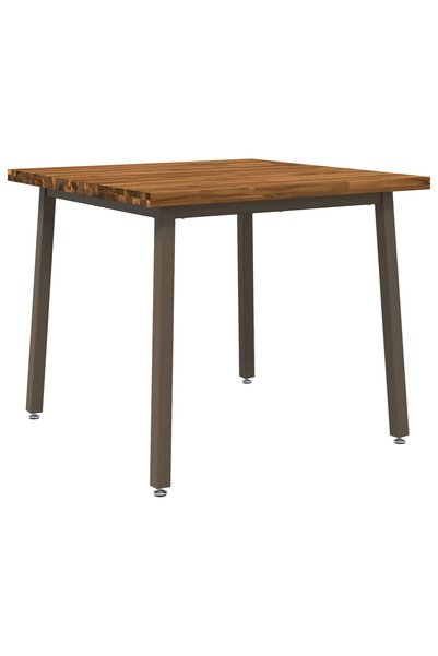 vidaxl Masă de dining pătrată 90 x 90 x 75 cm Lemn Solid de Acacia