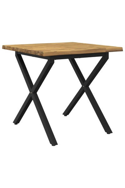 vidaxl Masa de dining cu margine vie 60 x 55 x 75 cm