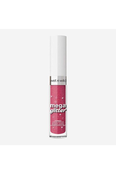 WET N WİLD Mega Glitter Shimmer Liquid Lipstick, Pink Future