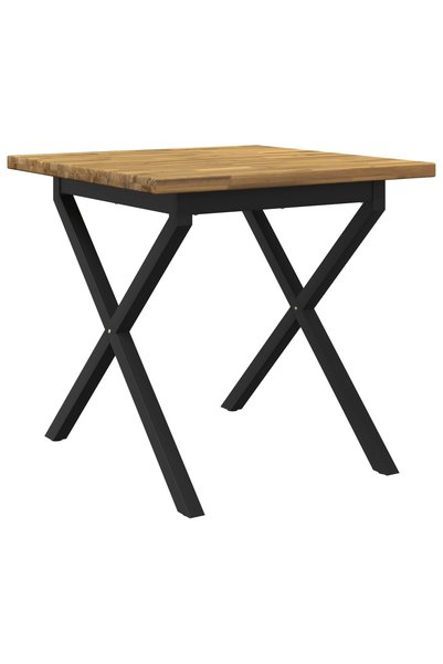 vidaxl Masă de dining pătrată 80 x 80 x 75 cm Lemn Solid de Acacia