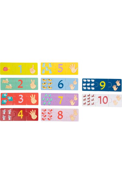 Small Foot Puzzle educativ - numaratoare