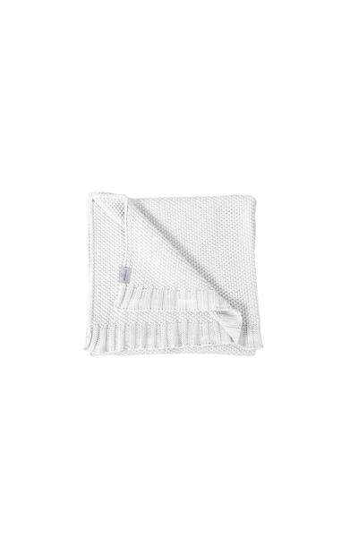 BabyMatex Paturica bebe Tully, bumbac certificat Oeko-Tex, 80x100cm, alb