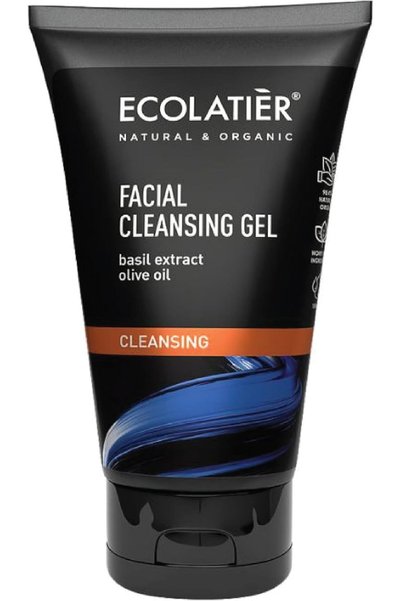 ECOLATIER Facial Cleansing Gel 150ml – Gentle Daily Face Cleanser with Basil,...