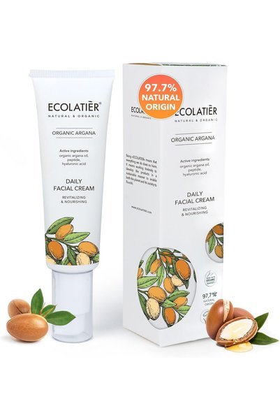 ECOLATIER Revitalizing & Nourishing Daily Facial Cream with Organic Argan Oil...