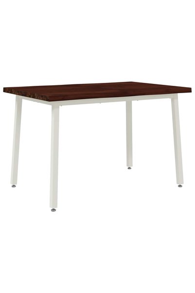 vidaxl Masa de dining cu margine vie 120 x 80 x 75 cm