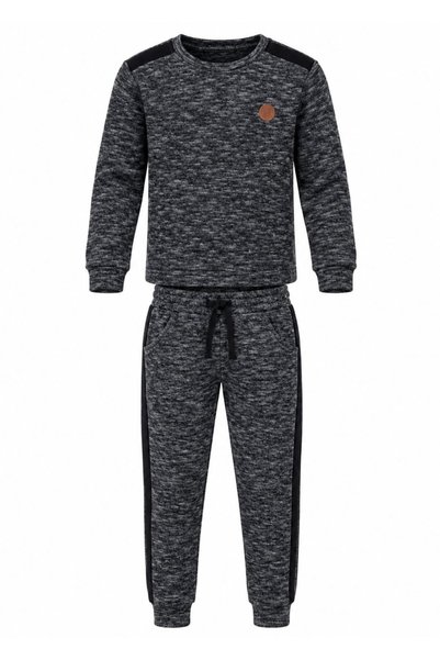 Ozmoz By Mukadder Özden Yumuşacık Antrasit Kışlık Erkek Çocuk Pijama Takımı