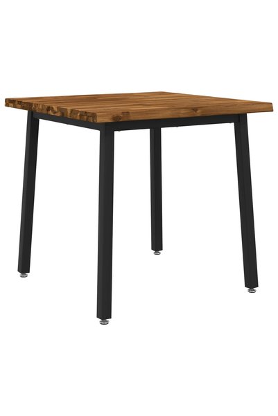 vidaxl Masa de dining cu margine vie 70 x 70 x 75 cm