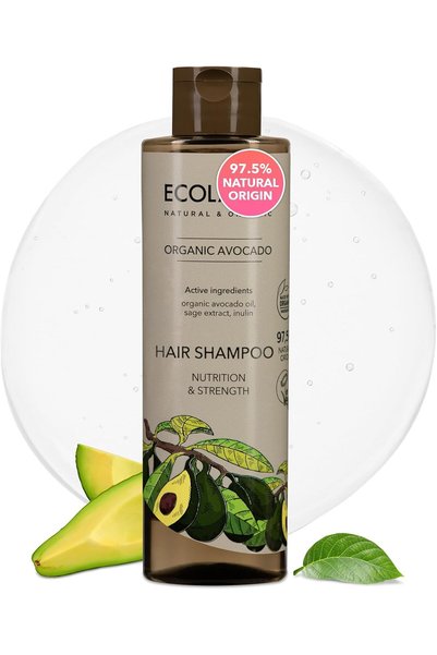 ECOLATIER Nutrition & Strength Hair Shampoo with Organic Avocado 250ml