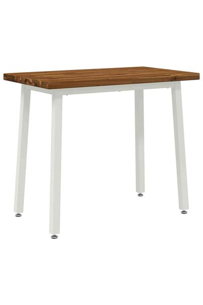 vidaxl Masă de dining pătrată 90 x 55 x 75 cm Lemn Solid de Acacia
