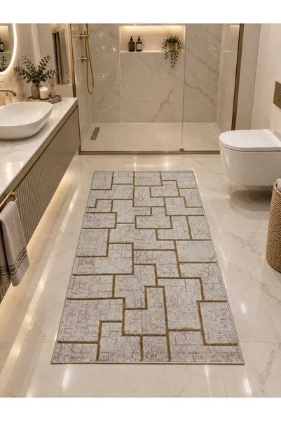 Esperya Home Bath Mat Rug 80X150 1. Quality Modern Decorative Water Resistant...