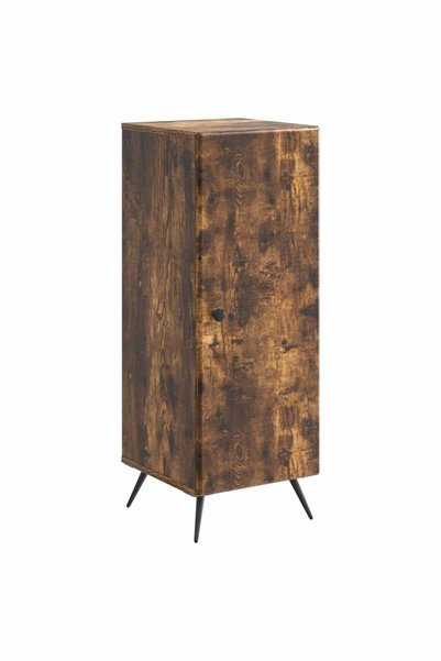 vidaxl Bufet Stejar fumuriu 33 x 34,5 x 90 cm Lemn prelucrat