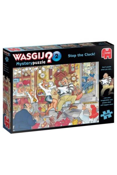 Jumbo Wasgij Mystery 2 Stop the Clock Puzzle cu 1000 de piese (81933)