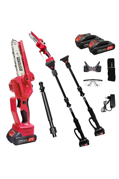 GENERAL Mini Drujba Electrica Fara Fir cu Tija Telescopica 2.4 m, 6 Inch, Mot...