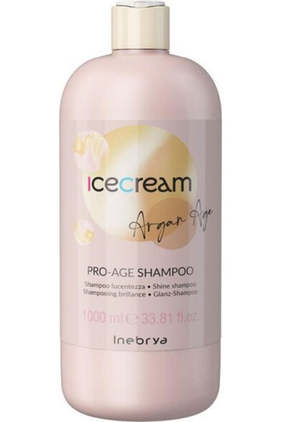 Inebrya , Παγωτό Pro-Age, Σαμπουάν Μαλλιών, Λάμψη, 1000 ml