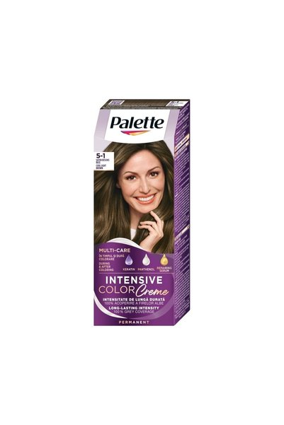 Palette Vopsea de păr Icc 5-1 Șaten Deschis Rece, 150 g