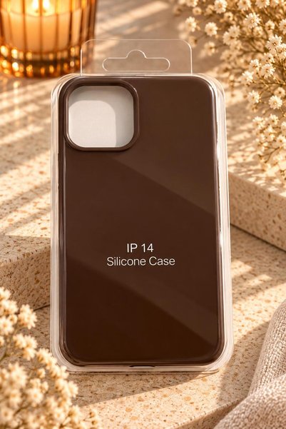 Generic Brand Soft Velvet Inside Silicone Case for iPhone 14